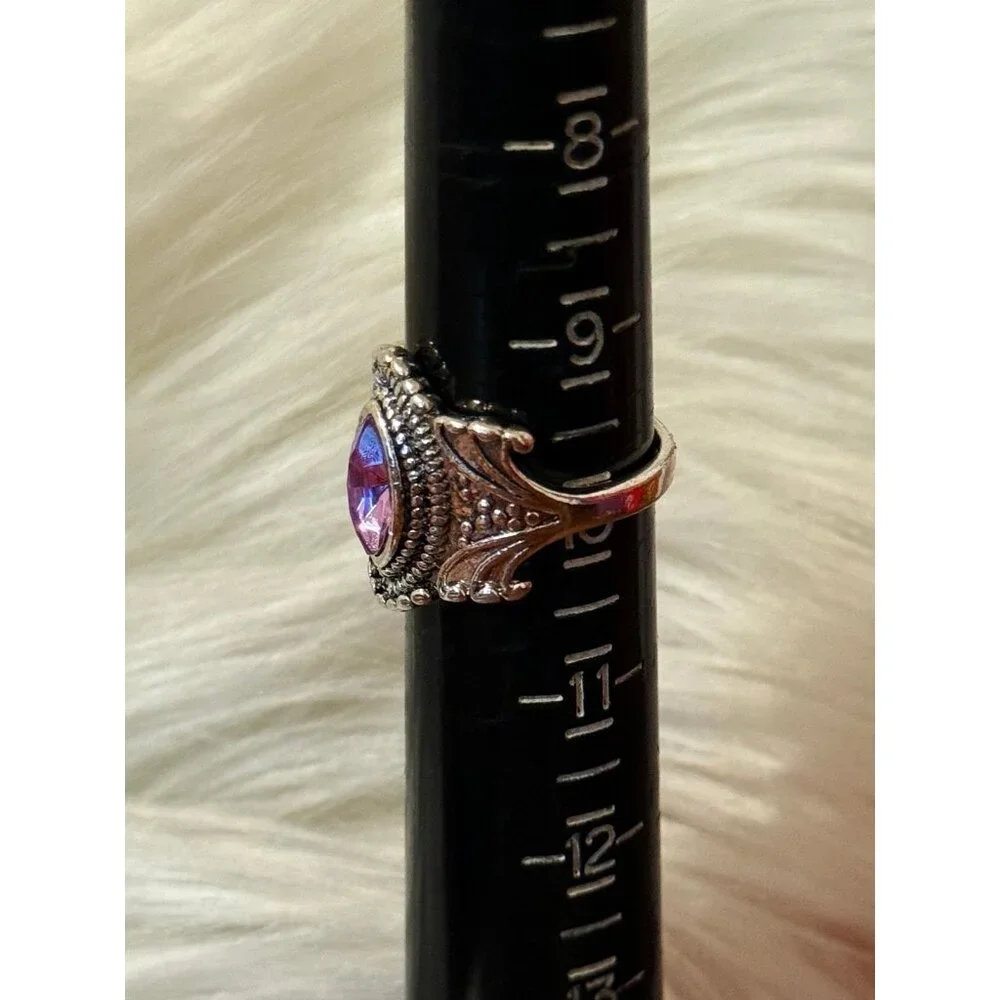 Marquis‎ Purple Stone Ring